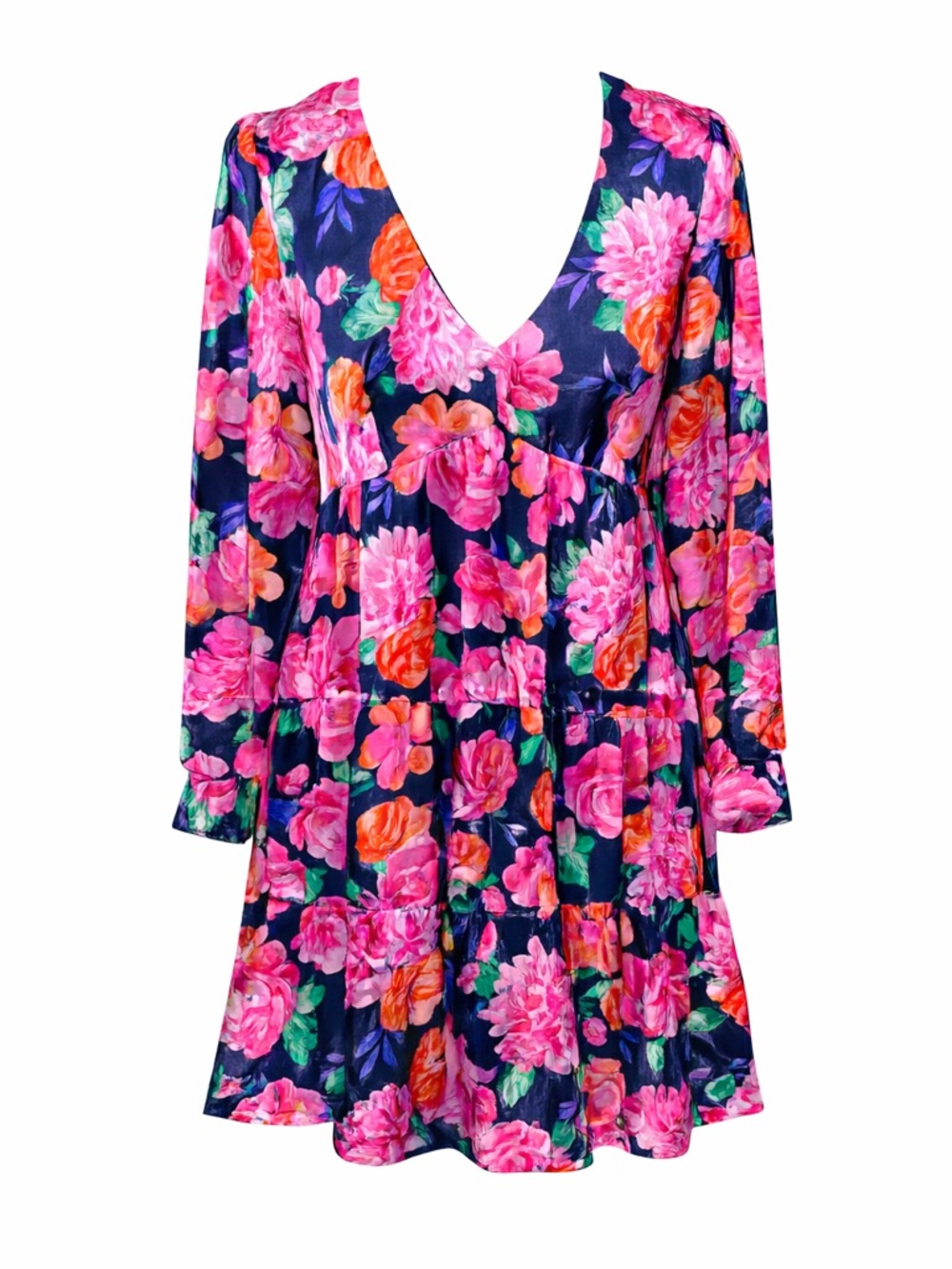 Mi Ami Floral Fairycore Cottagecore Coquette Babydoll‎ Romantic Dress- Medium